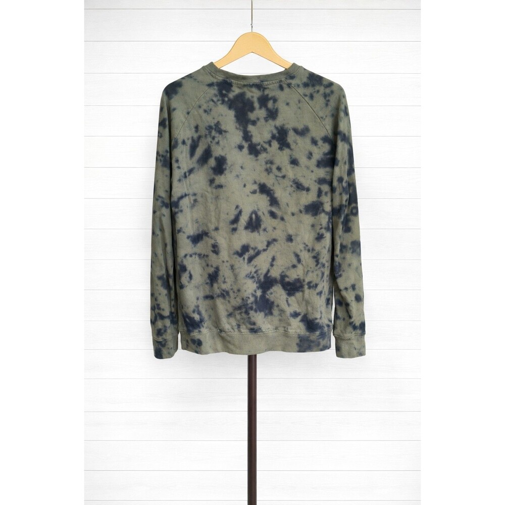 Westy Black and Olive Tie Dye Long Sleeve Sweatshirt M - Picture 2 of 5